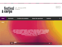 Tablet Screenshot of festivalacorps.com